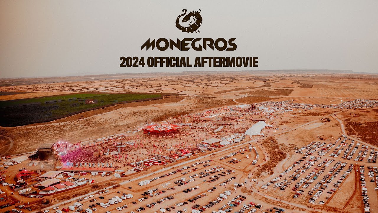 Gestionar los desplazamientos entre escenarios será uno de los puntos a seguir en Monegros 2027. Imagen de archivo de 2024. Crédito: Monegros Desert Festival / YouTube.