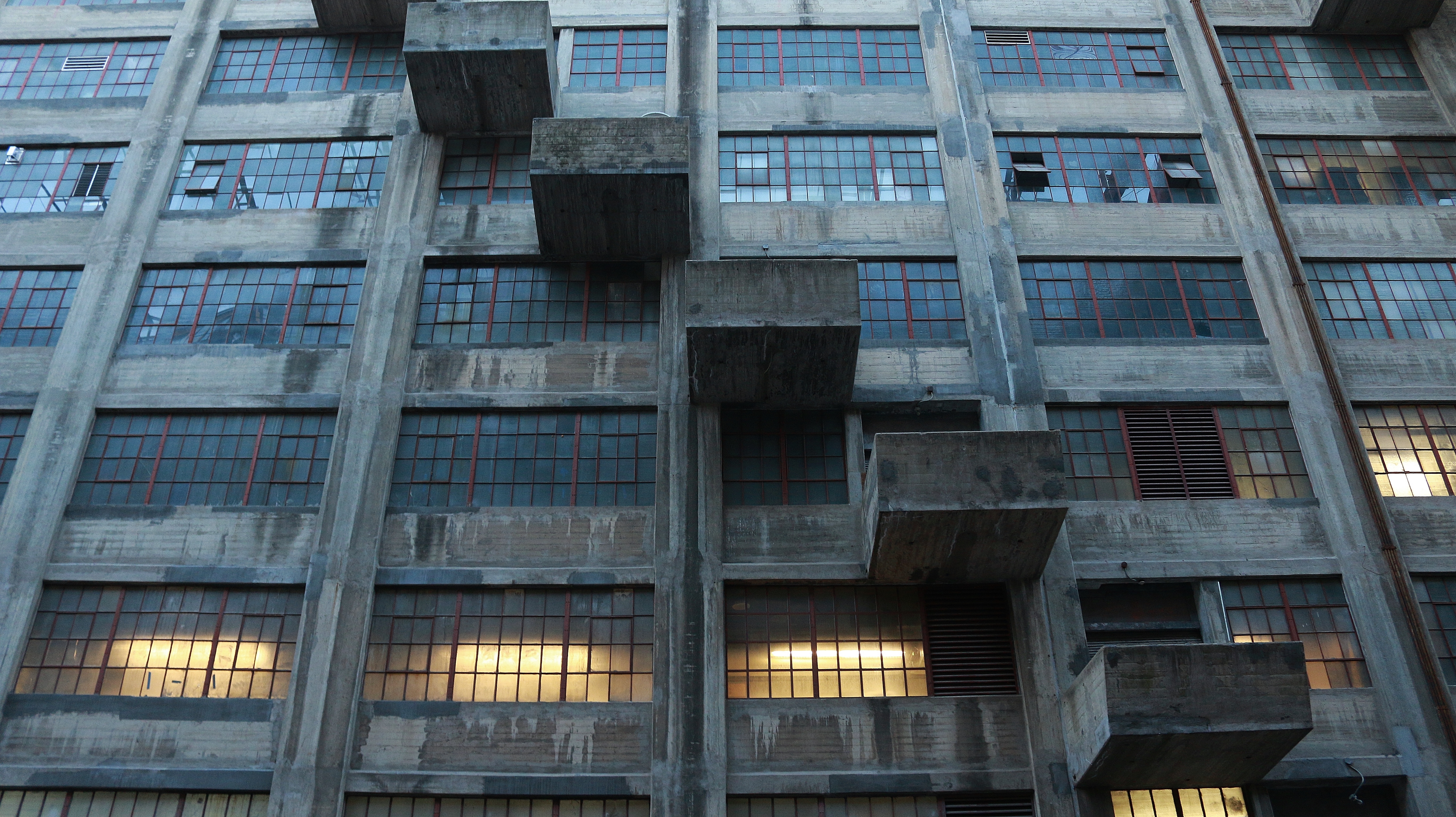 The exterior façade of Brooklyn Army Terminal in Sunset Park, Brooklyn.