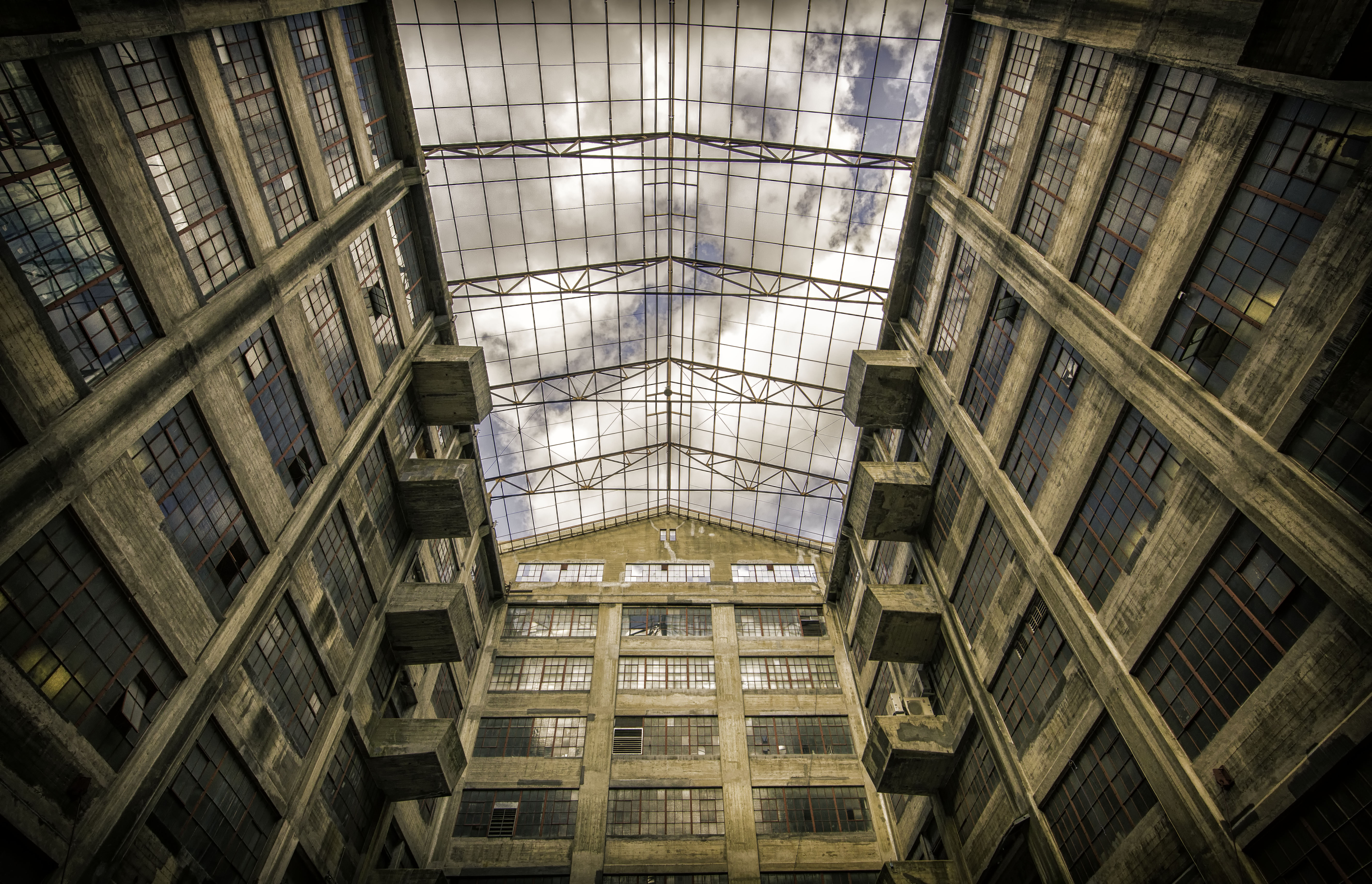 Brooklyn Army Terminal’s industrial architecture sits directly behind the Pier 4 waterfront site.