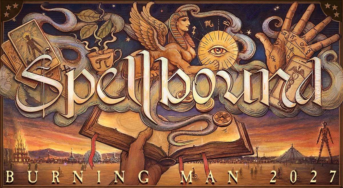 Official Spellbound artwork for Burning Man 2027
