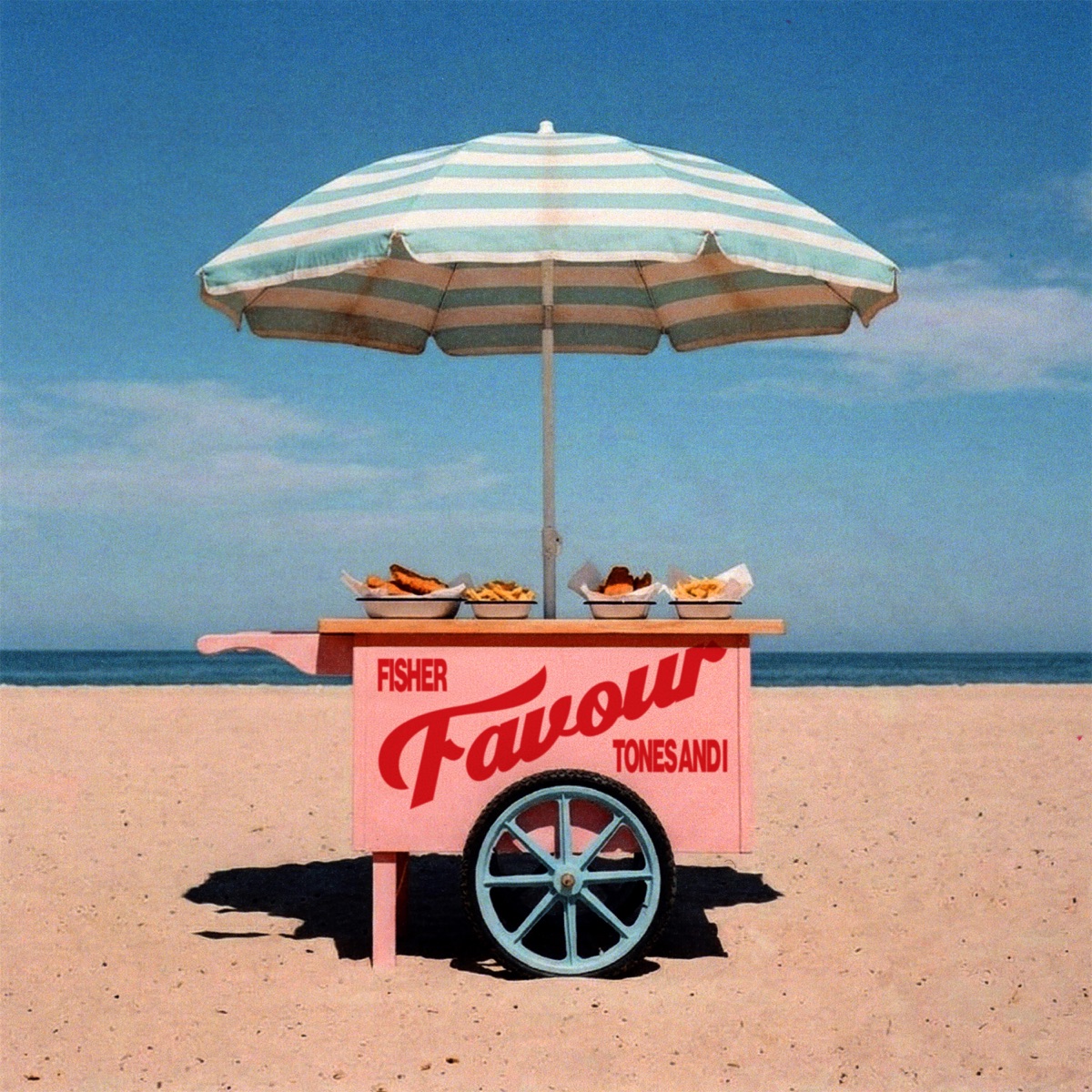Portada oficial de «Favour» de FISHER y Tones And I.