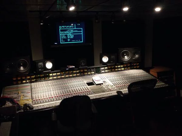 SSL 4048G+ mixing desk at Hipposonic Recording Studio in Vancouver