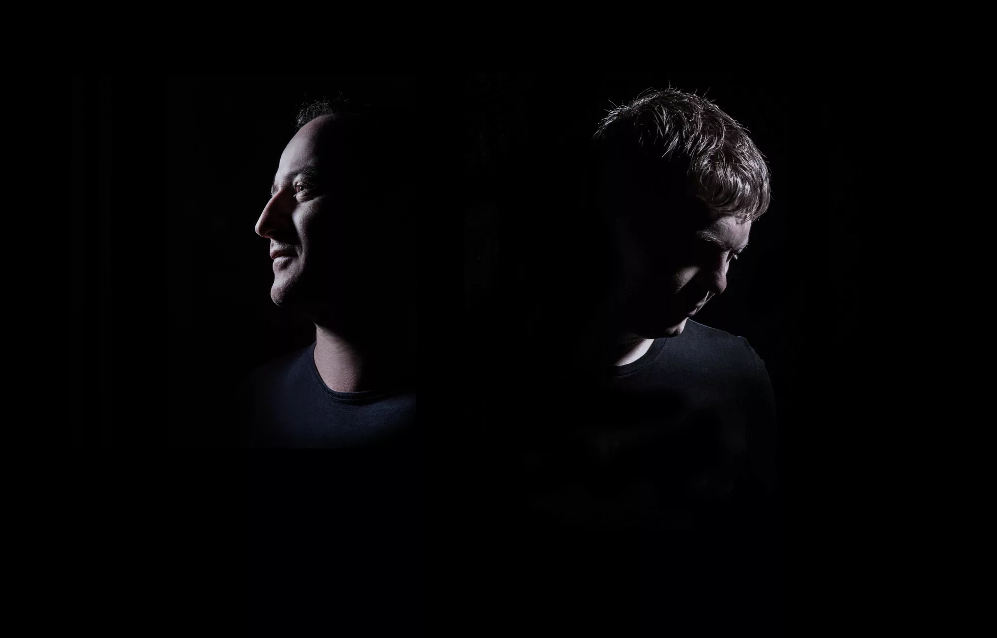 Sasha and John Digweed performing together at Bristol Amphitheatre