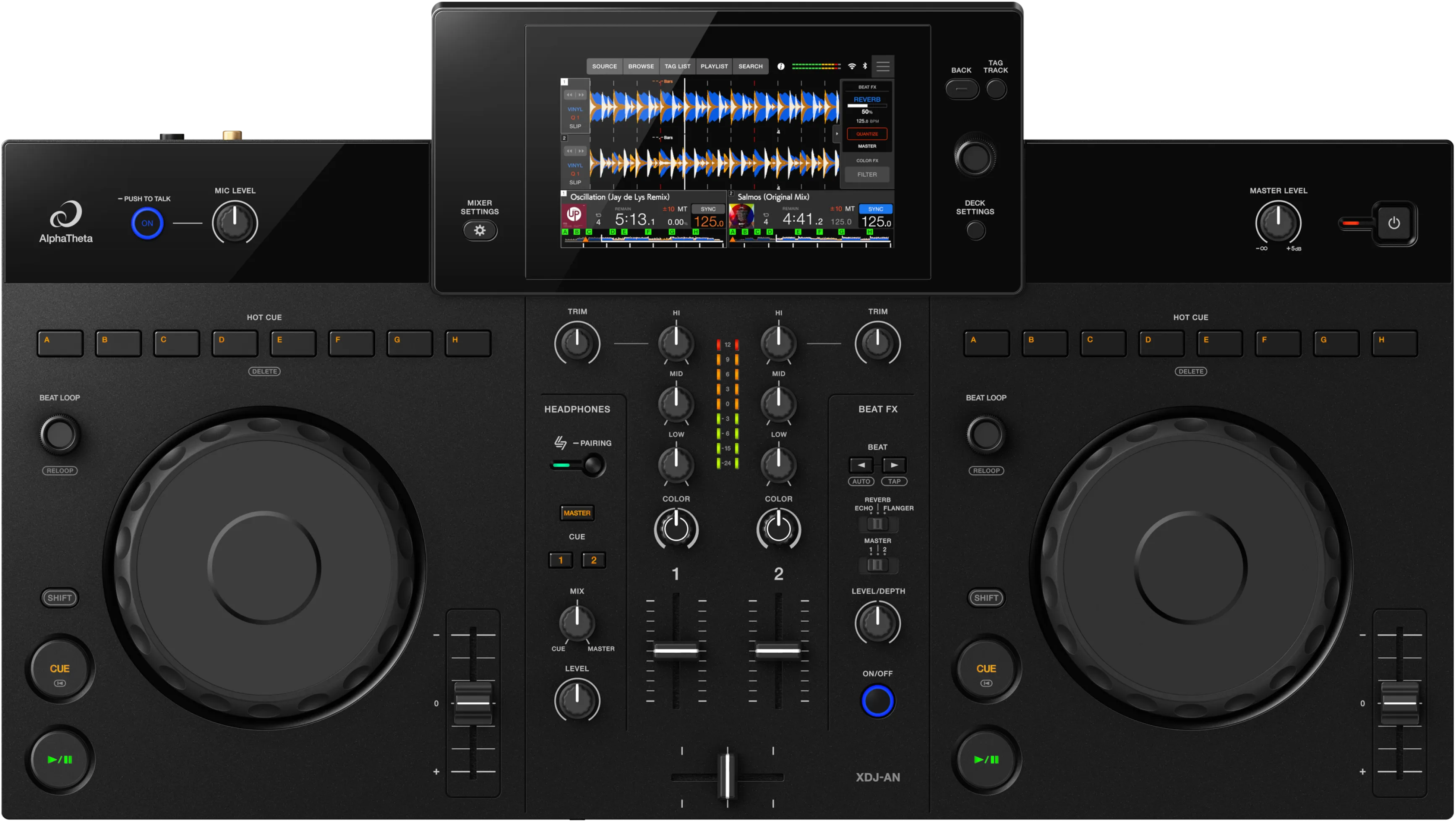 AlphaTheta XDJ-AN review: streaming moves into the all-in-one booth