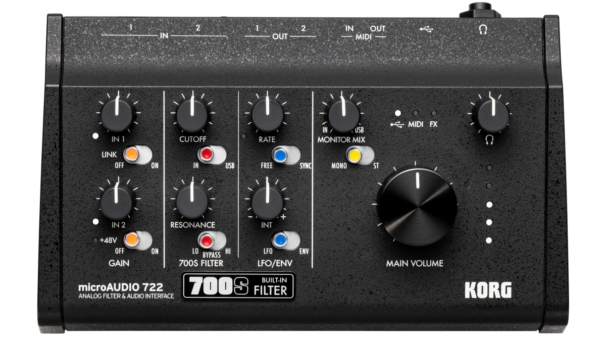 KORG microAUDIO 722 im Review: Interface mit analogem 700S-Filter