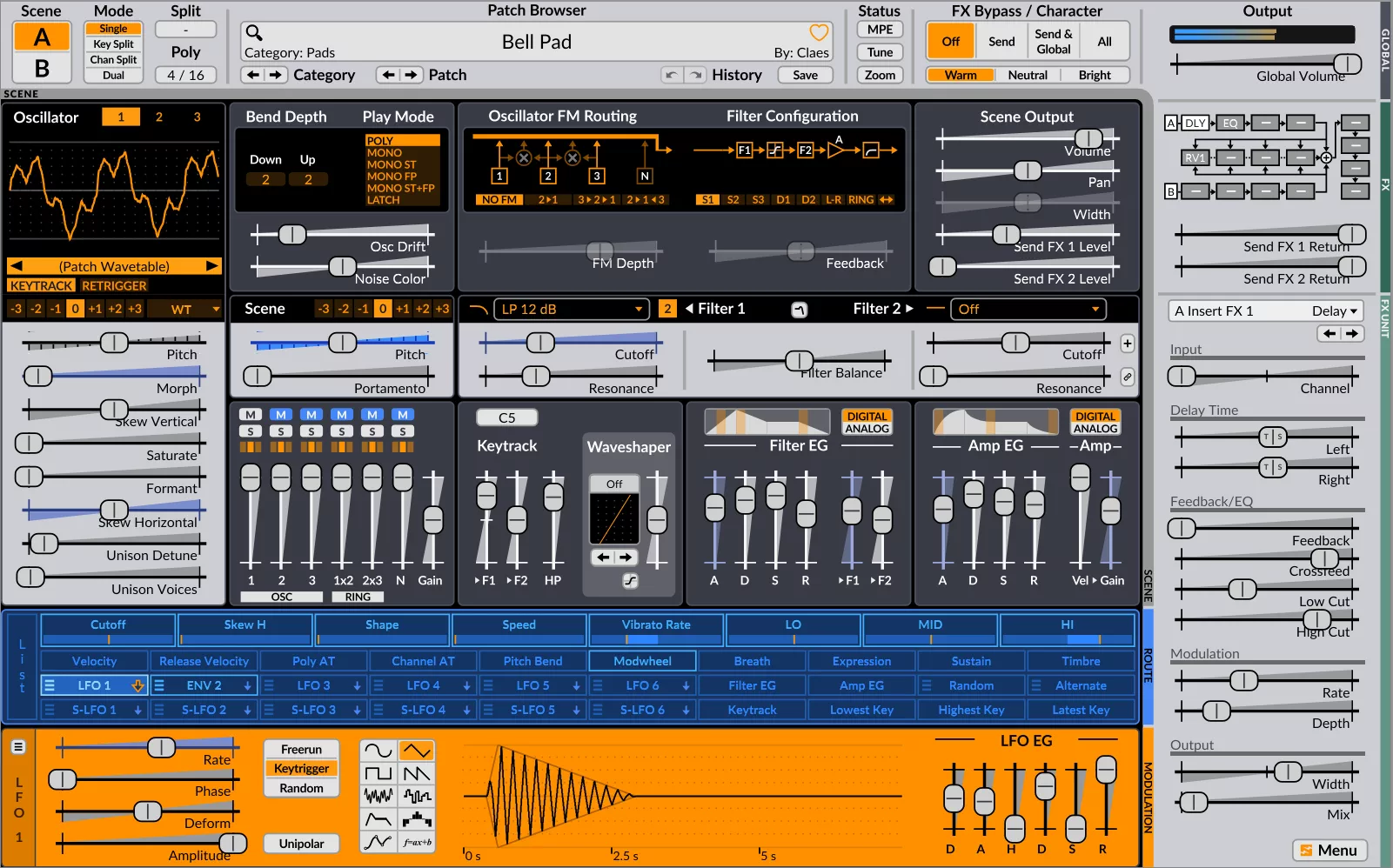 Surge XT 1.3.4: deep synthesis, smarter wavetables and OSC control
