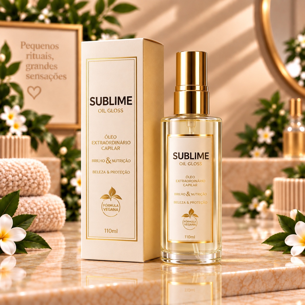 Foto enviada pela proprietária: Sublime Oil Gloss 110ml da Jô Cosméticos — usar a imagem original enviada, completa, sem