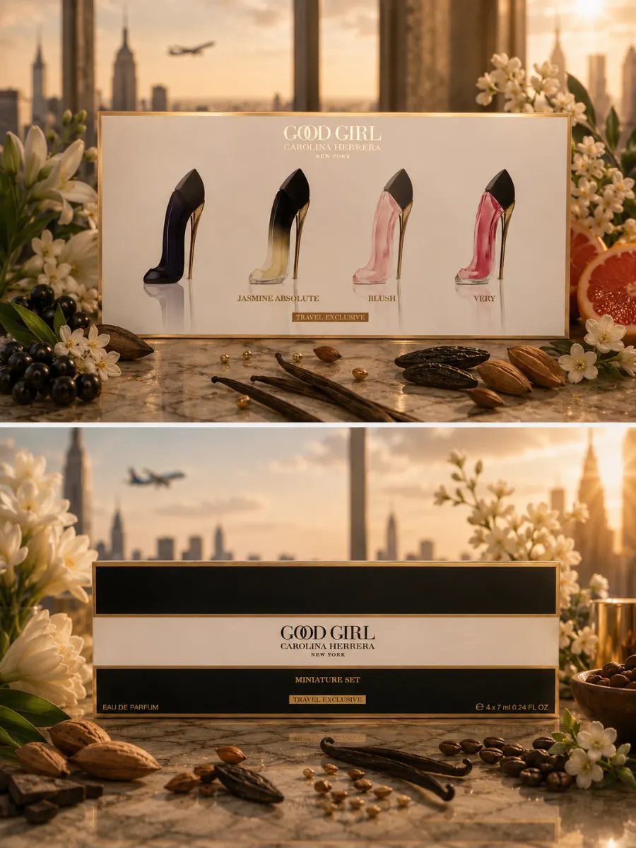 Carolina Herrera Good Girl Eau de Parfum 7ml + Very Good Girl Eau de Parfum 7ml + Good Girl Blush Eau de Parfum 7ml + Good Girl Jasmine Absolute Eau de Parfum 7ml