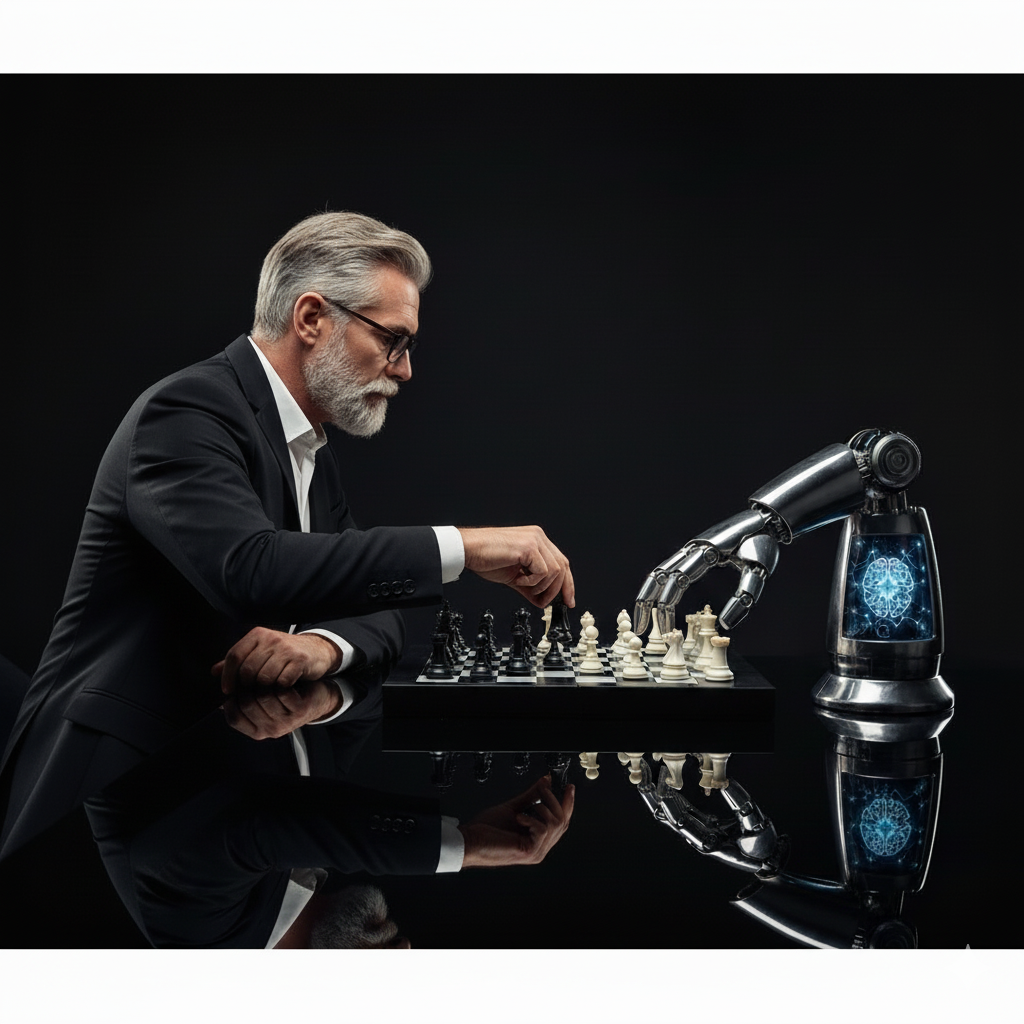 Estrategia de inteligencia artificial y supervisión humana — ajedrez como metáfora de consultoría IA