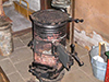Bunker stove.
