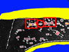 The circle is the fire control post and the two squares are the four casemates R671.