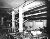 Aerial runway fittings in the roof.