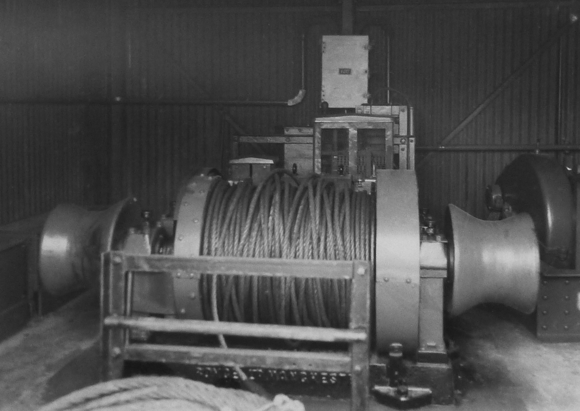 Seaplane winch.
