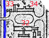 From the plan only one building remains and I cannot read its number so cannot identify it.
    32 - Station HQ - B type hutting - 1623/38.
    33 - Fire tender garage - TB - 5748/37.
    34 - Guard house & fire party.1623/38.