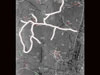 The road layout.