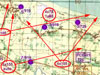 Artillery map of the area.