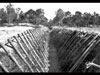 Sandy ditch.