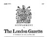 London Gazette.