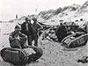 Goliath tanks on Utah Beach.