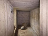 Tobruk ammunition room in a bunker higher up the hill.