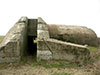 R134 ammunition bunker at StP Louise, Dunkirk. The one here is right on the cliff edge and sunken level to the ground which was a Hitler directive.