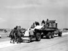 They laid Hessian matting to create a runway surface.