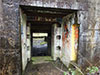 Rear entrance where a steel door would have been fitted.