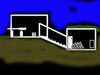 The slopping concrete is a protected stairway down to a rear magazine where a steel door would close off the top and bottom.