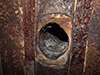 Periscope hole in roof.