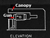 Elevation plan of this casemate/Ringstand.