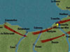 The advance of the independent Belgian Piron Brigade.