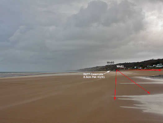 Wn61 Colleville-sur-Mer les Moulins (Omaha Beach)