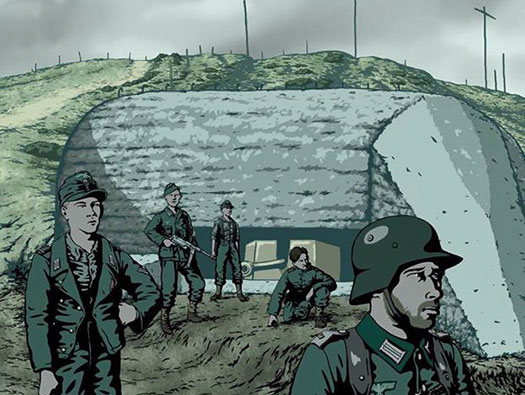 Wn65 St-Laurent Ruquet est (Omaha Beach)