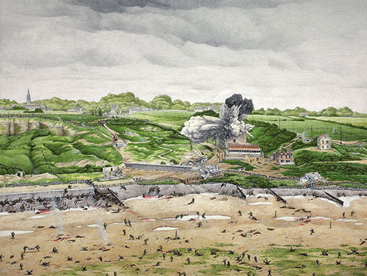 Wn72 Vierville-sur Mer le Casino (Omaha Beach)