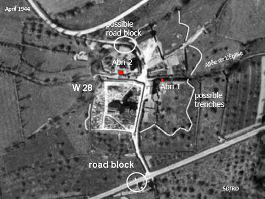 Wn28   Quettehou ville +Quettehou Allée de L'Église Batterie