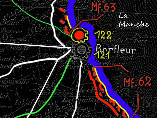 StP122 Barfleur rive gauche du port