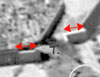 A wall covering the whole of the rear entrance and another stopping access to the sea.
    Possibly a Tobruk in the corner.