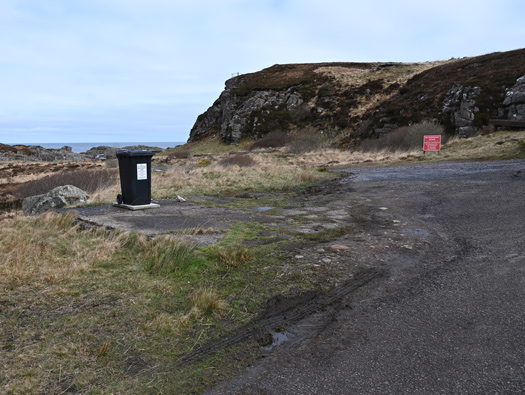 Emergency Coastal Battery,
Rubha nan Sasan (Cove).