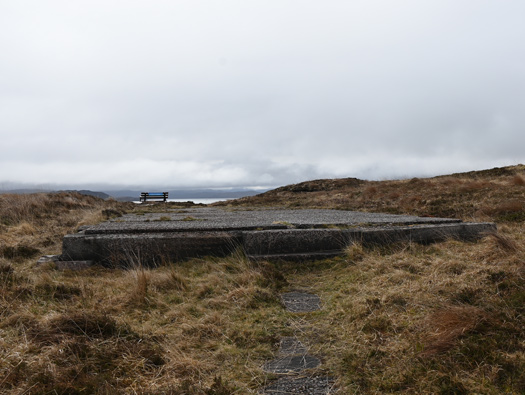 Emergency Coastal Battery,
Rubha nan Sasan (Cove).