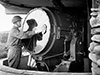 Scapa Flow search light in its position.