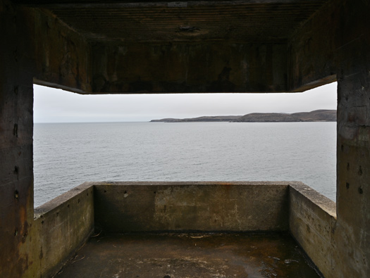 Emergency Coastal Battery,
Rubha nan Sasan (Cove).