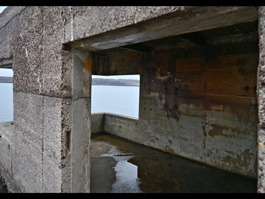 Emergency Coastal Battery,
Rubha nan Sasan (Cove).