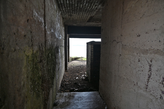 Emergency Coastal Battery,
Rubha nan Sasan (Cove).