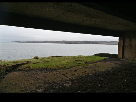 Emergency Coastal Battery,
Rubha nan Sasan (Cove).