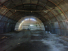 Romney hut inside.