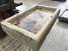 Concrete sink.