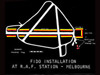 FIDO layout on the main runway at RAF Melbourne..