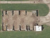 RAF Pembrey still has a large fuel store like the one that was here. Note the fuel office at the entrance .