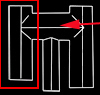 Plan of a main store.
