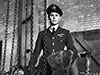 A Cecil Beeton photo of an RAF officer in a workshop.